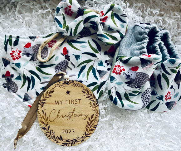 Eucalyptus Christmas Baby Girl Hamper