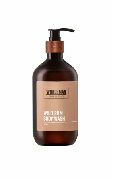 Woodsman Wild Rum Body Wash 500ml