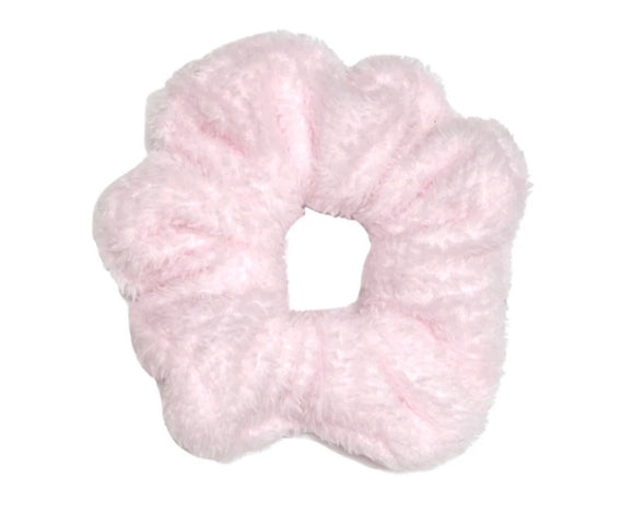 Lilsentials Pink Large Fluff Ball Scrunchie