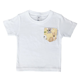 Chuckles & Caz Australian Animals Pocket Tee