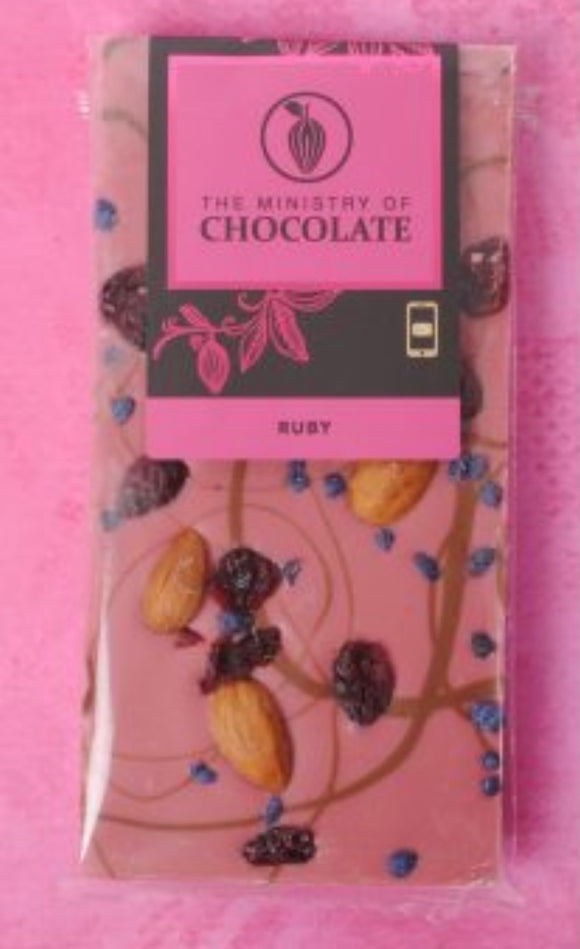 Ministry of Chocolate - Ruby 100g Bar
