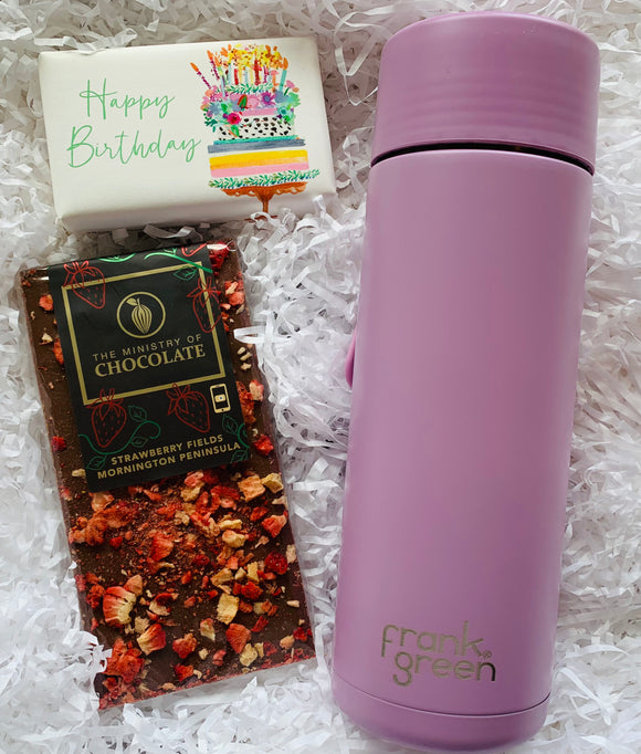 Happy Birthday Drink and Choc Hamper