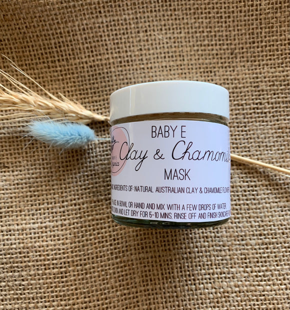 Baby E Organics Australian Clay and Chamomile Mask