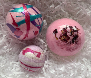 Rose Bramble Bath Bomb Pack