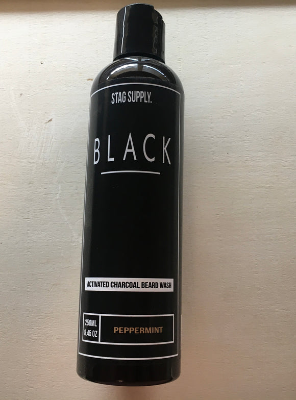 Stag Supply Black Charcoal Activated Beard Shampoo 250ml
