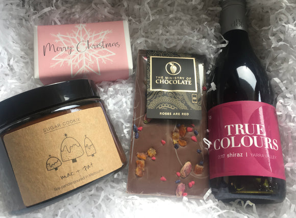 Christmas Cookie and Shiraz Hamper
