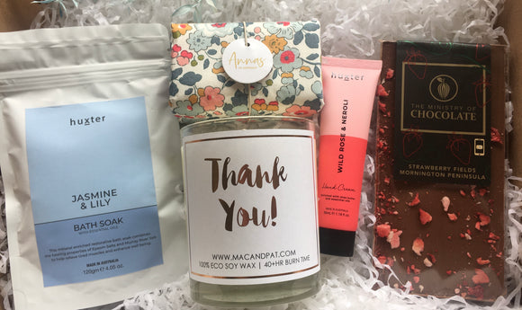 Jasmine + Rose Thank You Pamper Hamper