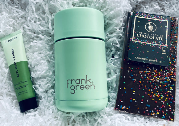 Mint Green and Rainbow Drink Bottle Hamper