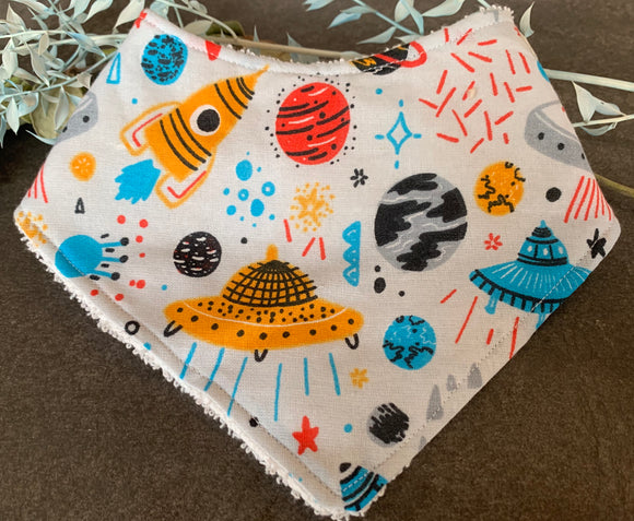Bibbidi Bub Outer Space Bib