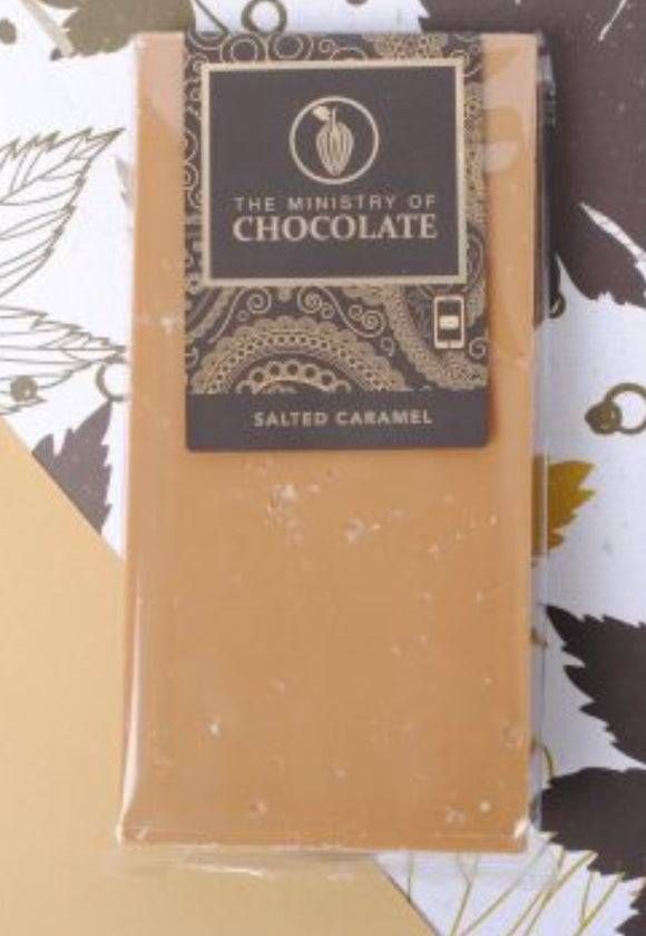 Ministry of Chocolate - Salted Caramel 100g Milk Chocolate Bar