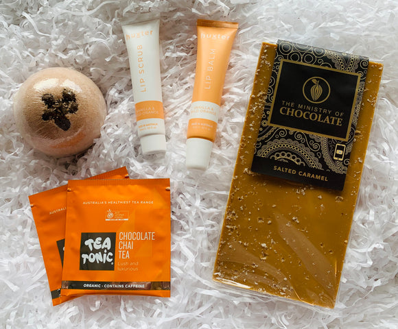 Choc Coffee Caramel Pamper Hamper