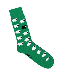 Lafitte Green Sheep Socks