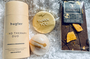 Thank you Orange and Honeycomb Hamper
