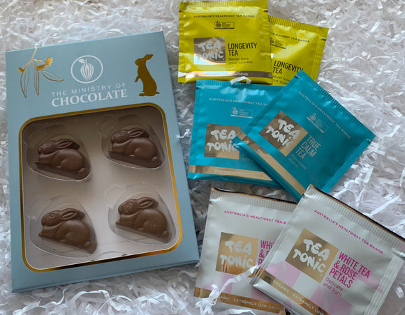 Choc Bunny and Tea Mega Hamper