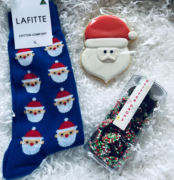 Santa and his Glitter Hamper