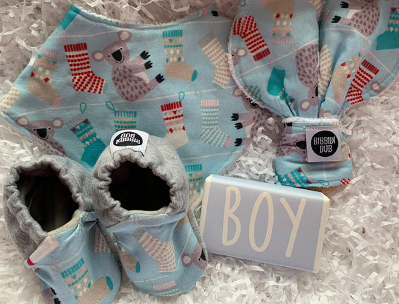 Koala Blue Baby Boy Christmas Bundle