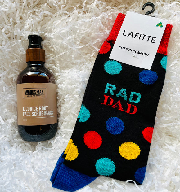 Rad Dad Foot and Face Mini Hamper