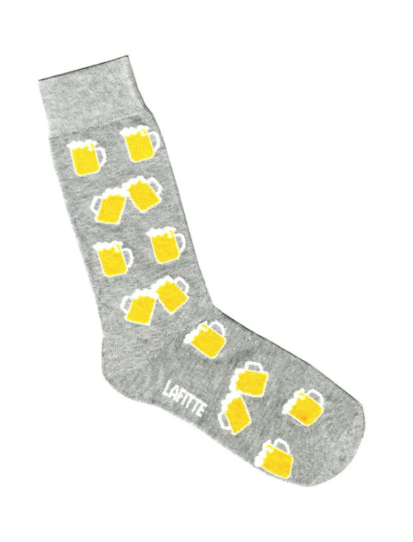 Lafitte Grey Beer Socks