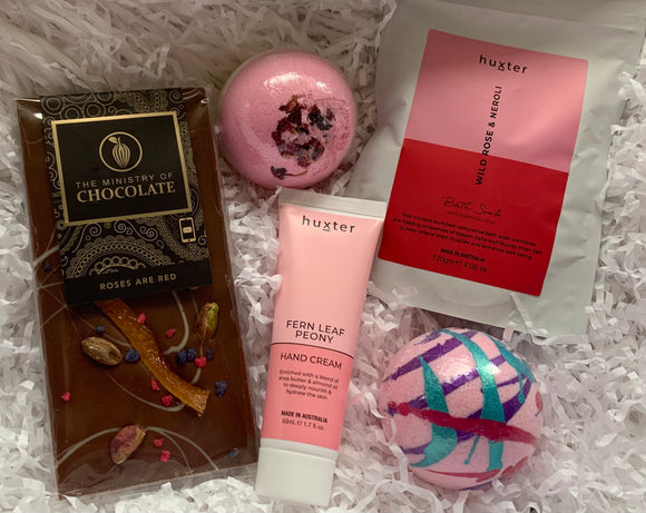 Fern Peony Mini Bath Relaxation Hamper