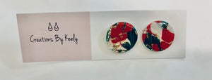 Creations by Keely Christmas Mix Stud Earrings