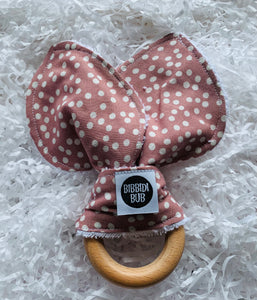Bibbidi Bub Pink Polka Dot Teether