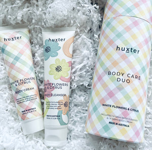 Huxter White Flower and Citrus Body Care Duo