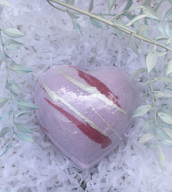 Suave Soap Peach Prosecco Heart Goat Milk Bath Bomb