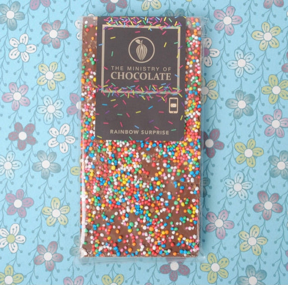 Ministry of Chocolate - Rainbow Surprise 100g Bar