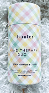 Huxter White Flowers and Citrus Hand Therapy Duo