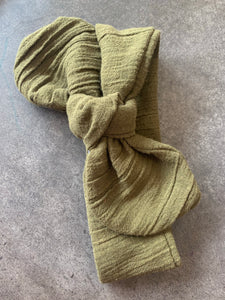 Bibbidi Bub Olive Topknot Headband
