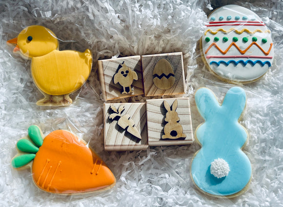 Easter Stamps and Cookies Matching Hamper